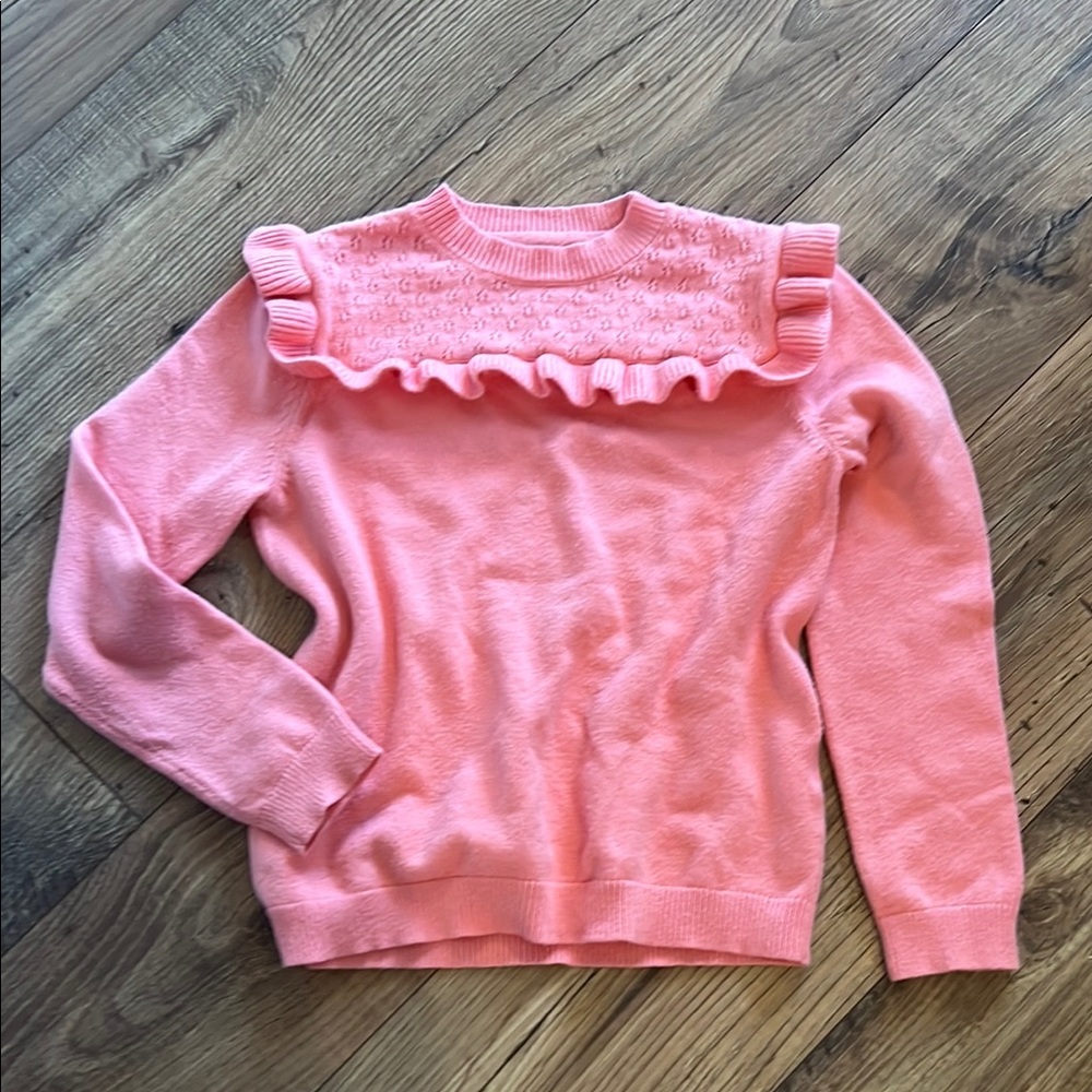 Girl’s Peach Sweater Size 10-11 Yrs
